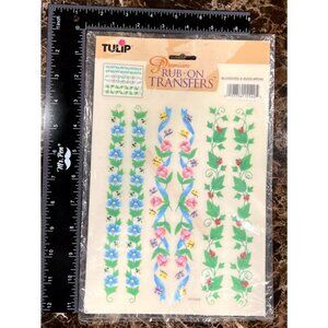 Tulip Premium Rub-On Transfers For Crafts & Scrapbooking Blossoms & Bugs MPD40